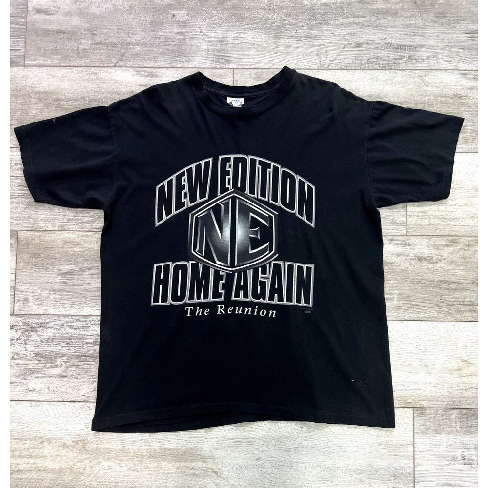 Vintage 1996 New Edition Reunion 1996 Home Again T-shirt R&B Hip Hop Size XL